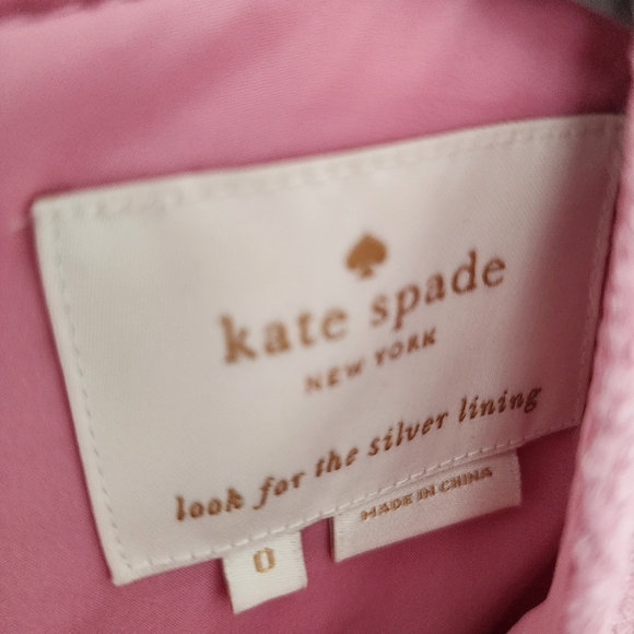 Kate Spade Pink Tweed Sleeveless Dress Sz 0 - Picture 3 of 14